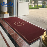 Akon™ Red Outdoor Dust Removal Non-slip Entrance Welcome Floor Mats Red Carpet