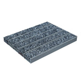 Anlury™ 22mm Commercial Non-slip Sand Scraping Dust Removal Recessed Aluminum Entrance Mat