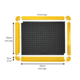 Bester™ Industrial Commercial Use Modular Rubber Interlocking Ball Bump Anti-fatigue Floor Mat