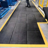 Bester™ Industrial Commercial Use Modular Rubber Interlocking Ball Bump Anti-fatigue Floor Mat